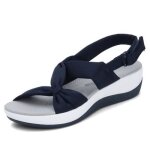 Sandales romaines pour femmes chaussures de plage décontractées bleu Sandales romaines pour femmes chaussures de plage décontractées bleu