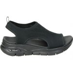 Sandales skechers 119236 - bbk pour femme - noir - scratch