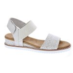 Sandales - skechers - desert kiss - couleur blanco - hauteur basse - talon plat