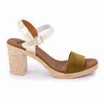Sandale a talon kaki craq oro 73299 t36 / 41 femme biostock