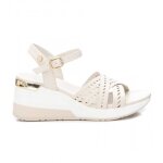 Xti - sandales  talon - blanche - blanc - 37 - chaussures femme