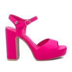 Xti - sandales  talon - rose fuchsia - fuchsia - 36 - chaussures femme