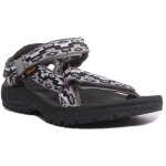 Sandale teva winsted pour femmes - noir multicolore - scratch - polyester