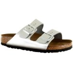 Sandales en textile argent pour femmes
