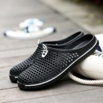 Sandales tongs pour hommes et femmes - noir