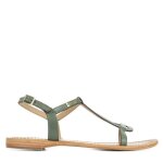 Sandales les tropeziennes par m. belarbi hamess - cuir - vert olive - femme