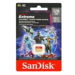 Carte mmoire - sandisk - 128gb extreme - classe 10 - uhs - i u3 a2 - 190 mo / s