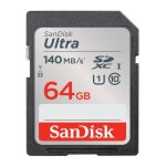 Sandisk 64 go ultra sdxc carte avec jusqu� 140 mo / s homologu�e a1 uhs - i carte classe 10 u1