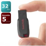 Cl� usb - sandisk - cruzer blade - 32 go - usb 2. 0 - compatible windows mac linux