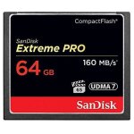 Carte mémoire compactflash - sandisk - extreme pro - 64 go - udma7 - sdcfxps - 064g - x46 Carte mémoire compactflash - sandisk - extreme pro - 64 go - udma7 - sdcfxps - 064g - x46