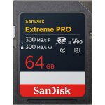 Carte sd - sandisk - extreme pro - 64gb - uhs - ii v90 - haute performance