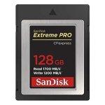 Carte m�moire cfexpress type b - sandisk - extreme pro - 128 go - 1 700 mo / s - 4k raw