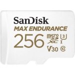 Carte m�moire - sandisk - max endurance - 256 go - micro sdhc - classe 10 - noir