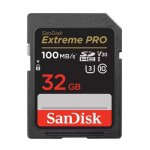 Sandisk sd carte mmoire 32go extreme pro sdhc sdxc uhs - i classe 10 100m - s 90m - s u3 v30 4k carte ...