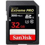 Sandisk sd carte mmoire haute vitesse extreme pro 32go classe10 300m / s u3 sdhc sdxc uhs - ii pour ...