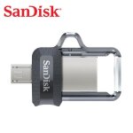 Cl� usb - sandisk - sddd3 - 64 go - usb 3. 0 - vitesse jusqu� 150 mb / s - otg double interface