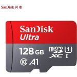Sandisk ultra 128go carte mmoire micro sd u1 a1 sdhc vitesse de lecture 98mb / s classe 10 boutique ...