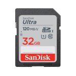 Sandisk ultra 32gb sdhc carte m�moire sd sdhc 120 mb / s class 10 uhs - i v10 ?sdsdun4 - 032g - gn6in ...