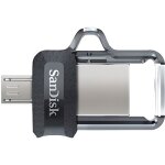 Cl� usb - sandisk - ultra 64go - dual micro - usb et usb 3. 0 - vitesse de lecture 150 mo / s - compatible ...