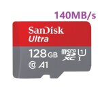 Sandisk ultra micro sd sdxc 128go 128gb 128g tf carte 140mb / s classe 10 u1 a1 adaptateur sd inclus