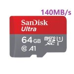 Carte m�moire - sandisk - ultra micro sdxc - 64 go - 140 mo / s - classe 10 u1 a1