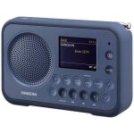 Sangean dpr - 76bt radio de poche dab + fm aux bluetooth dab + fm verrouillage clavier bleu fonc�