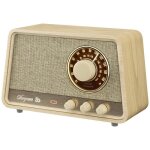 Radio de table - sangean - wr - 101 - bluetooth - aux - bois clair