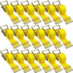 Sangles � cliquet - vevor - e - track lot de 18 sangles de serrage - 457 mx5 cm - polyester - motos barres ...