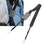 Sangle de cou dappareil photo en cuir pu v bestlife - noir - confortable et ergonomique