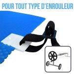 Lot de 8 sangles pour enrouleur de bche  bulles - linxor