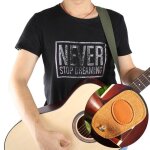 Sangle de guitare �lectrique salutuya - universelle - vert od