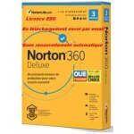 Logiciel de scurit - norton - 360 deluxe 2024 - 3 appareils - 1 an - 25gb cloud