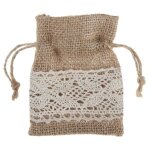 Santex 5334 - 26 sachet de 4 ballotins jute dentell