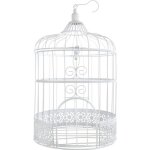 Santex urne tirelire cage blanc