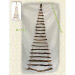 Sapin de nol suspendu en bois flotte n741