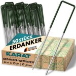 Sardines lot de 50 pi�ces ancrages de fixation pour toile de tente 3 x 15 cm