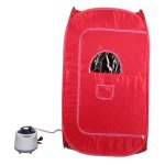 Sauna machine portable personal spa kit - kedia - rouge - 80 * 80 * 135cm