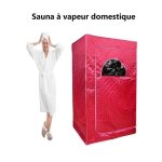 Sauna à vapeur portable et pliable willonin® - rouge - 100x80x170 cm - 0 - 9 niveaux de température Sauna à vapeur portable et pliable willonin® - rouge - 100x80x170 cm - 0 - 9 niveaux de température