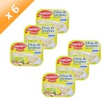 Saupiquet sardines citron basilic (x6)