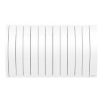 Sauter radiateur connect  inertie fluide ipala - horizontal - 2000w - blanc