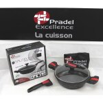 Sauteuse 24 cm façon pierre tous feux + induction - pradel excellence - volna Sauteuse 24 cm façon pierre tous feux + induction - pradel excellence - volna