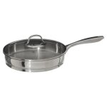 Sauteuse acier inoxydable r�silience cuisson saine - sauteuse inox r�silience 28 cm