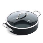Sauteuse barcelona pro 30 cm et son couvercle - greenpan