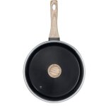 Sauteuse avec couvercle - pyrex - cook & care - 28 cm - anti - adh�rent - induction - sans pfas