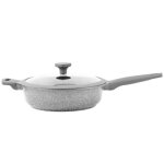 Sauteuse fonte daluminium anti adh�sif 24cm tfi vertu kitchencook