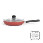 Sauteuse - livoo - mep153n - 26 cm - antiadhsif sans pfoa ni pfos - poigne silicone - tous feux dont ...