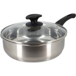 Sauteuse - menastyl - 6020248 - en acier inoxydable - 28 cm - tous feux dont induction