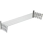 Sauvic séchoir à linge extensible en aluminium - 80 cm Sauvic séchoir à linge extensible en aluminium - 80 cm