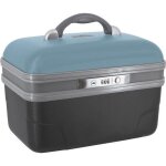 Savebag - ashoka - vanity rigide - bleu retro - gris - 34 x 20 x 23 cm - 16kg - 13 l