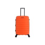 Saxoline flow 66 cm moyenne valise de voyage 8 roues orange